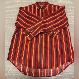 Ralph Lauren Chaps Red and Blue Cotton Shirt
